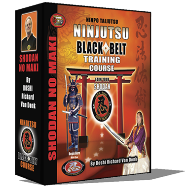Ninjutsu Black Belt Training Course Shodan binder